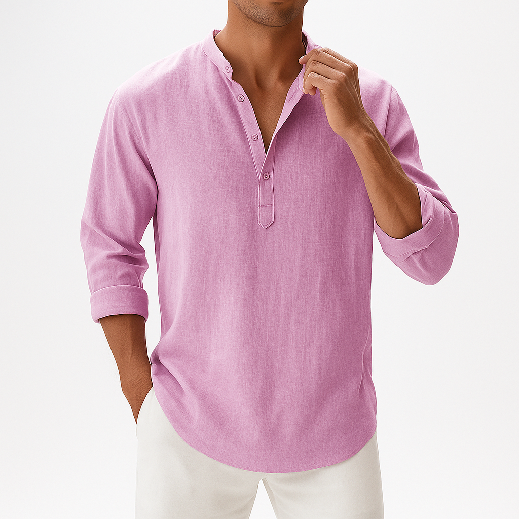 Ryan | Linen Blend Casual Shirt for Men