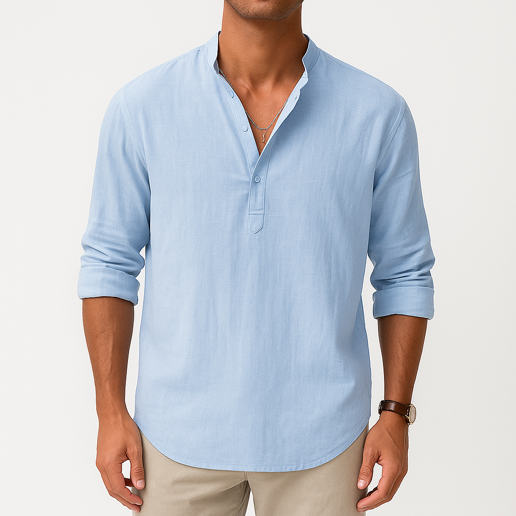 Ryan | Linen Blend Casual Shirt for Men