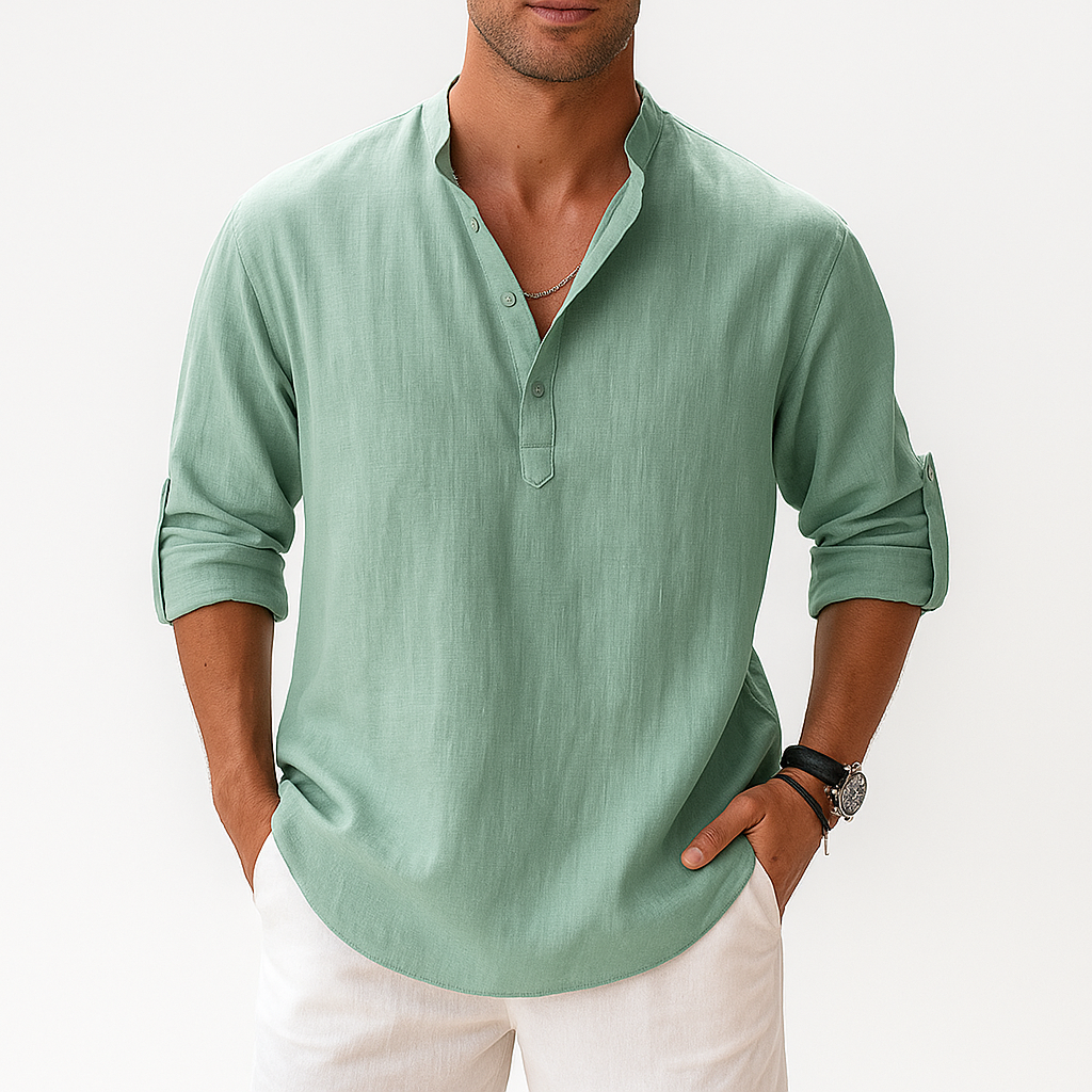 Ryan | Linen Blend Casual Shirt for Men