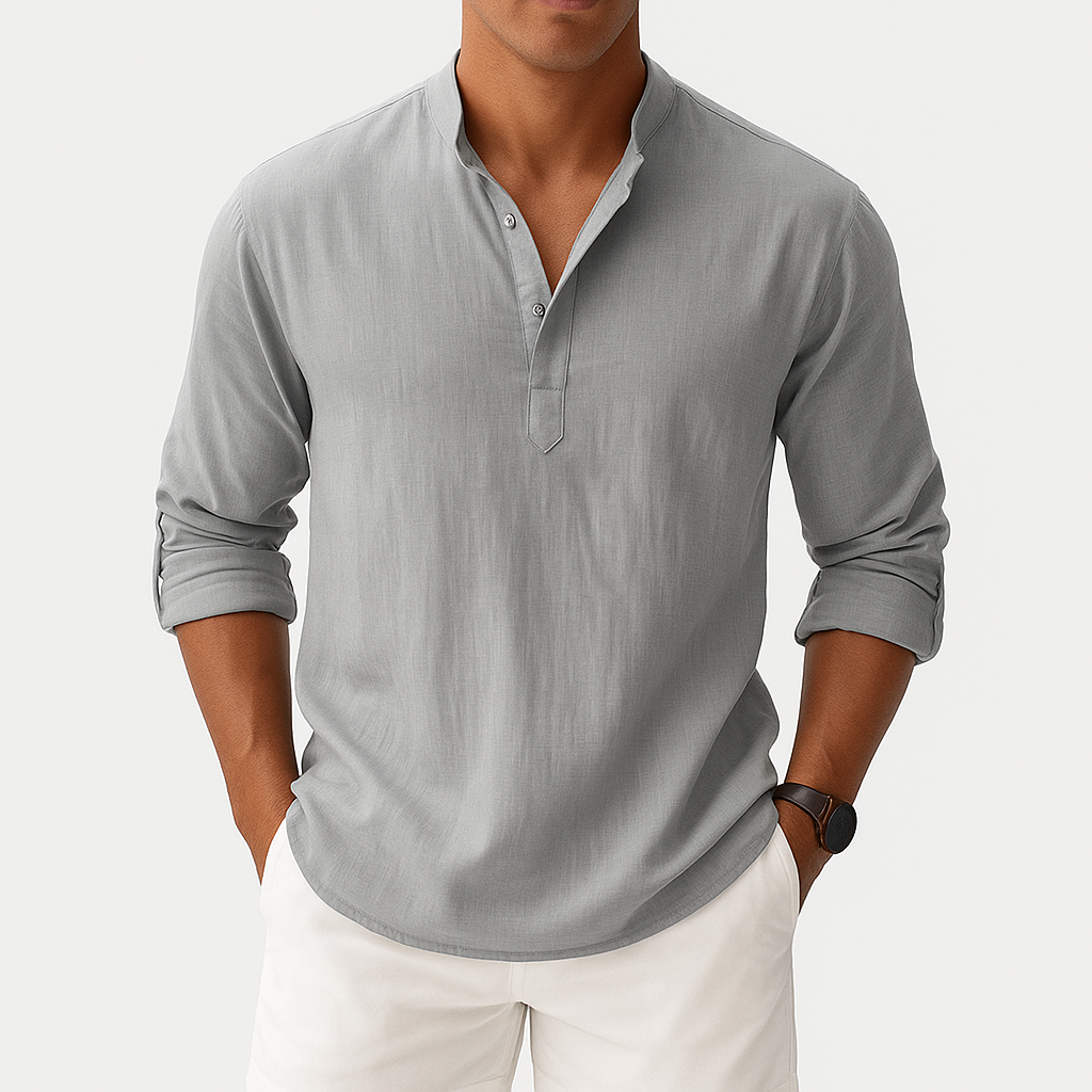 Ryan | Linen Blend Casual Shirt for Men