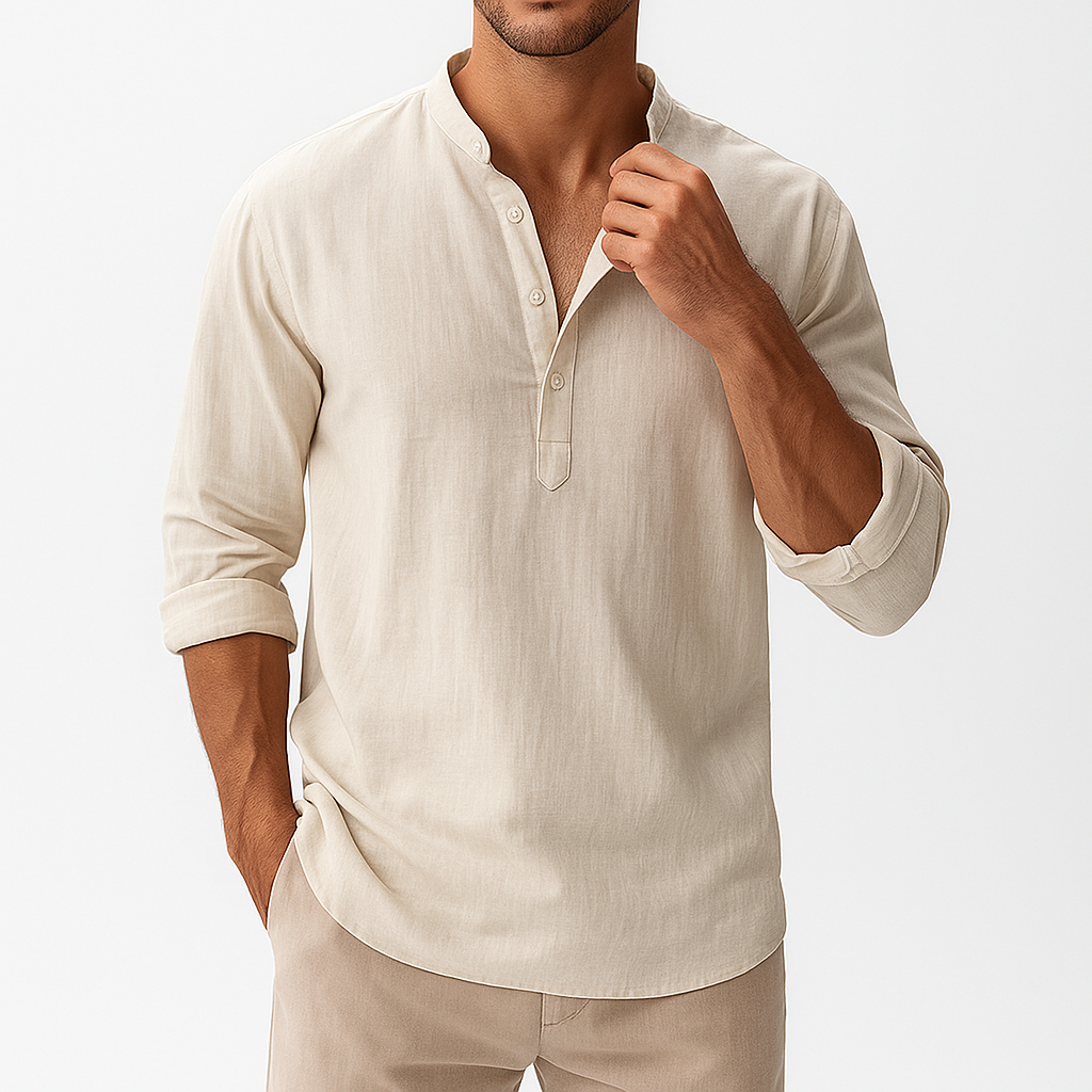 Ryan | Linen Blend Casual Shirt for Men