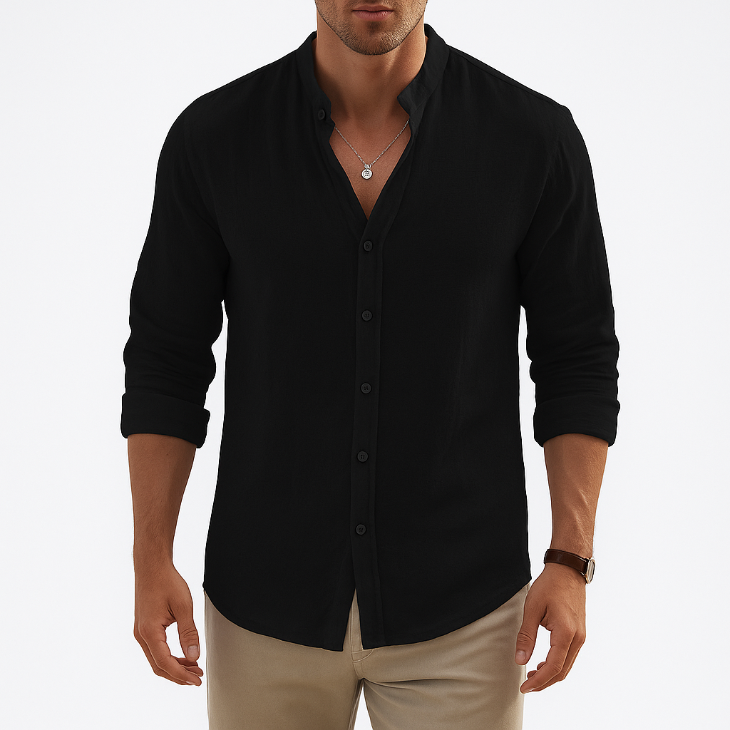 Josh | Linen Button-Up Shirt for Men