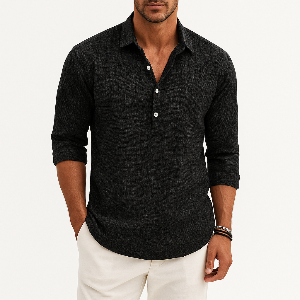Mike | Linen Button-Up Shirt for Men