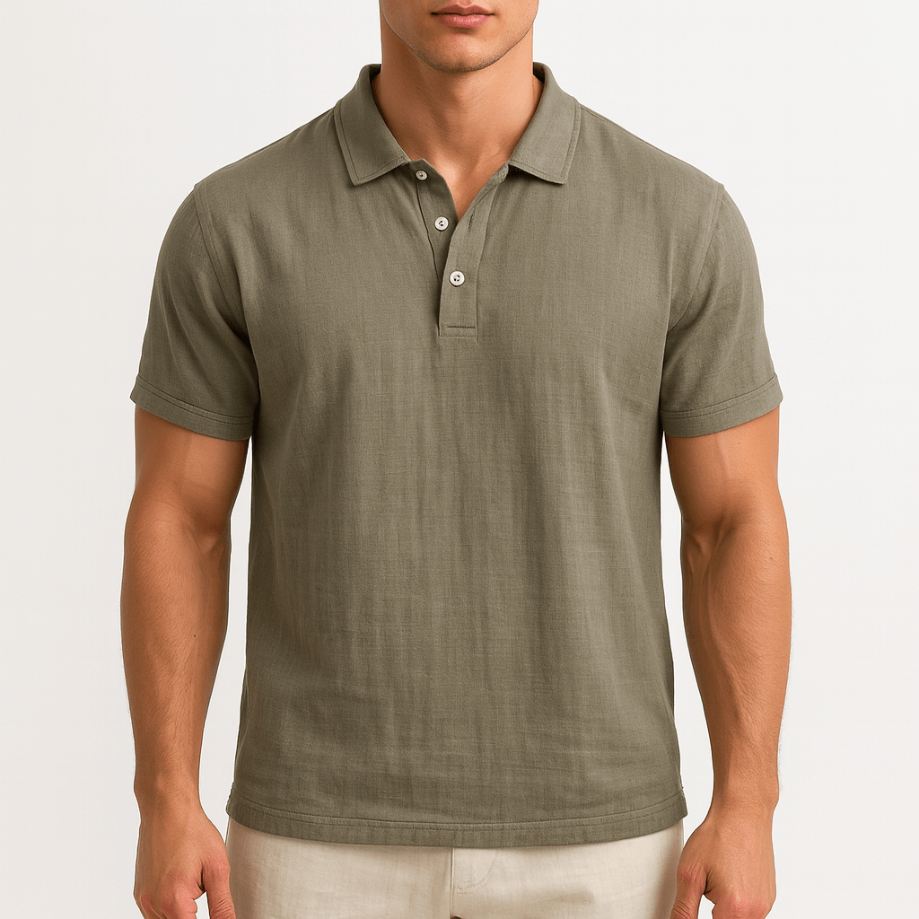 Mike | Linen Button-Up Shirt for Men