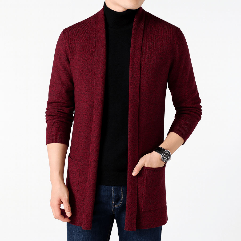 Jake | Cozy Long Knit Cardigan for Men