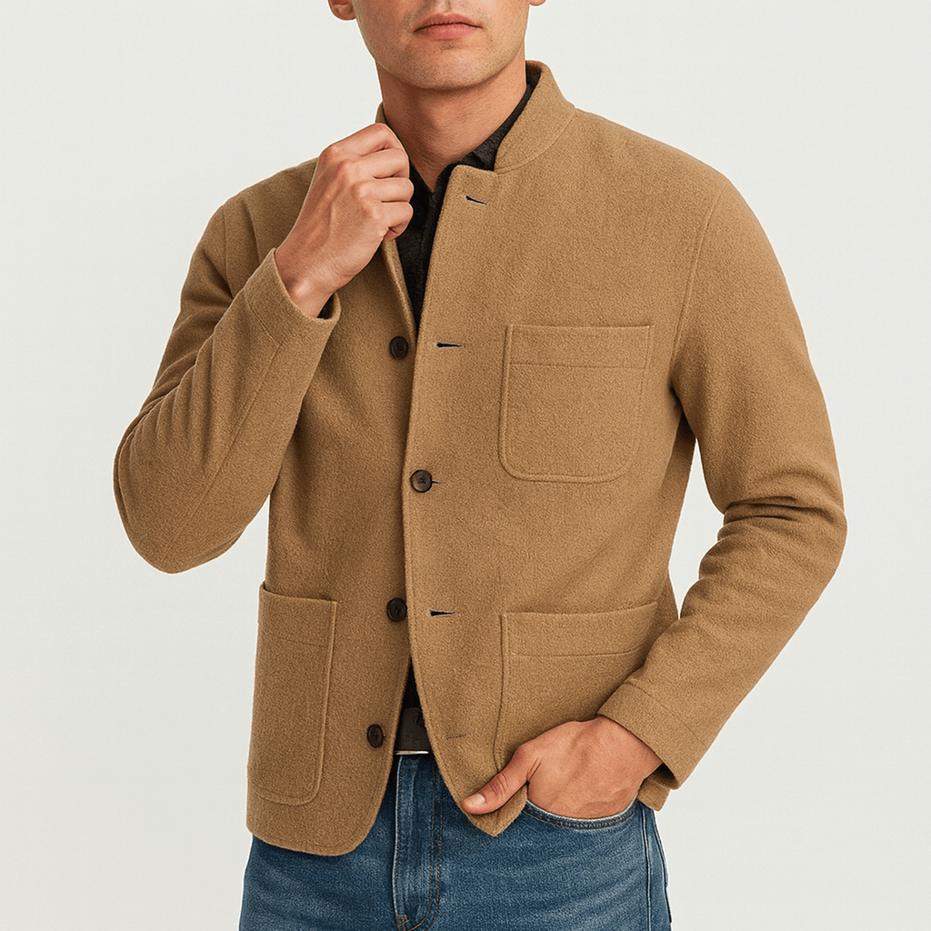 Tom | Thermal Cardigan with Multi-Pocket Design