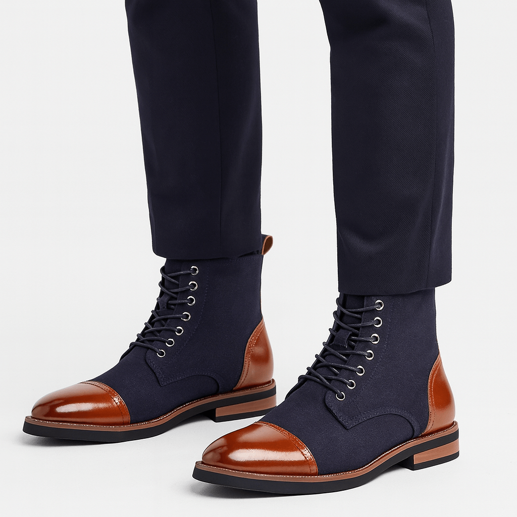 Jake | Oxford Leather Boots for Men