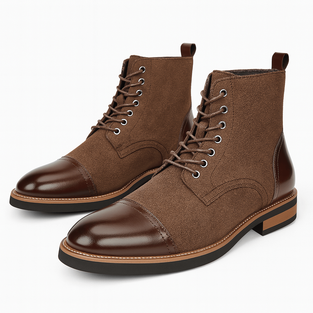 Jake | Oxford Leather Boots for Men