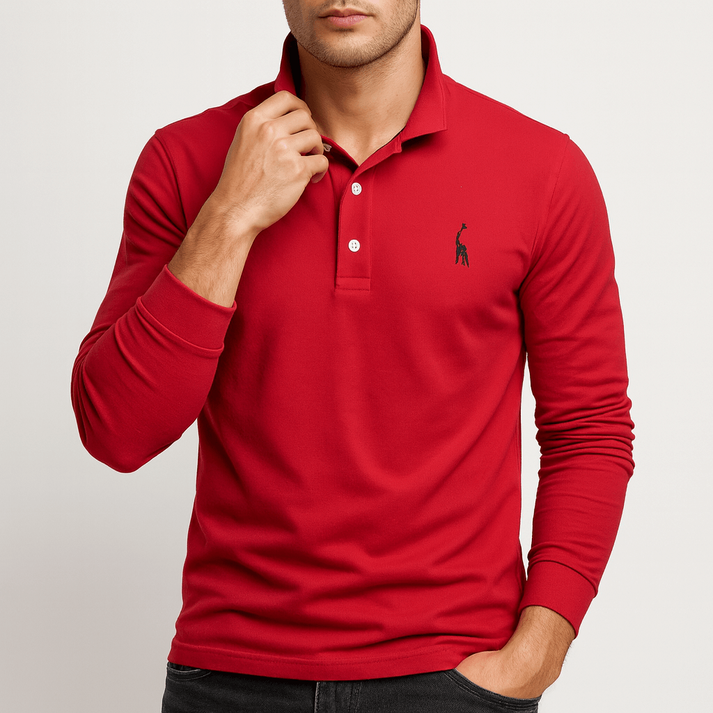 Chris | Elegant Polo Knit Sweater for Men