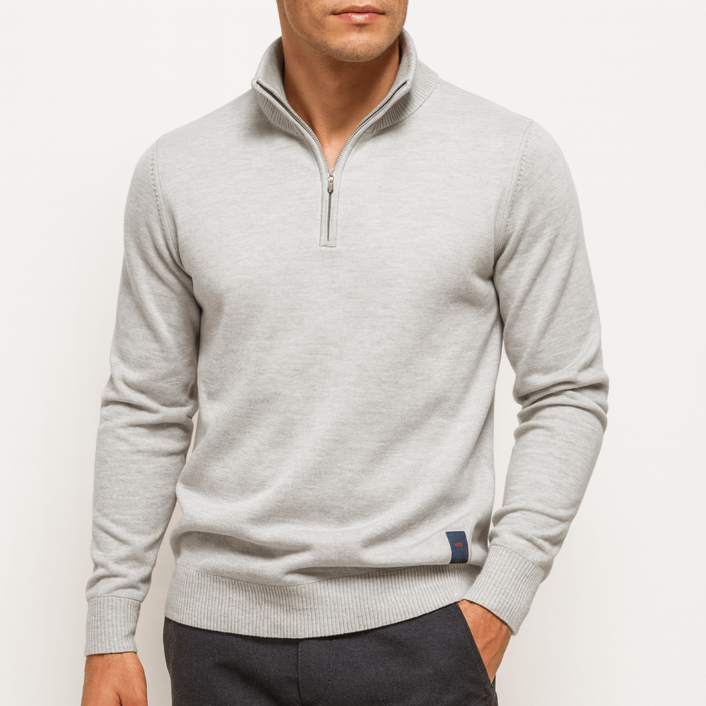 Tom | Quarter-Zip Slim Fit Sweater for Men