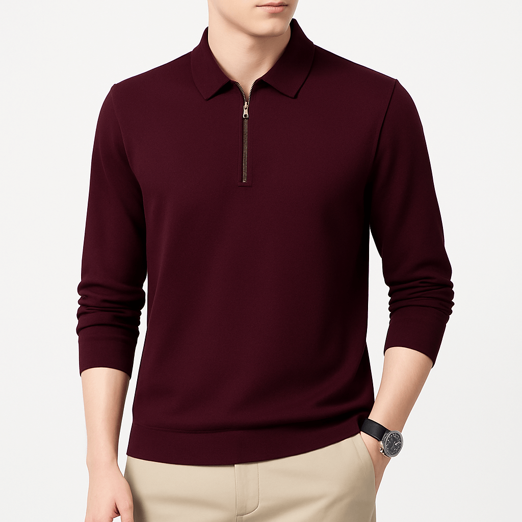 Matt | Relaxed Half-Zip Sweater for Men