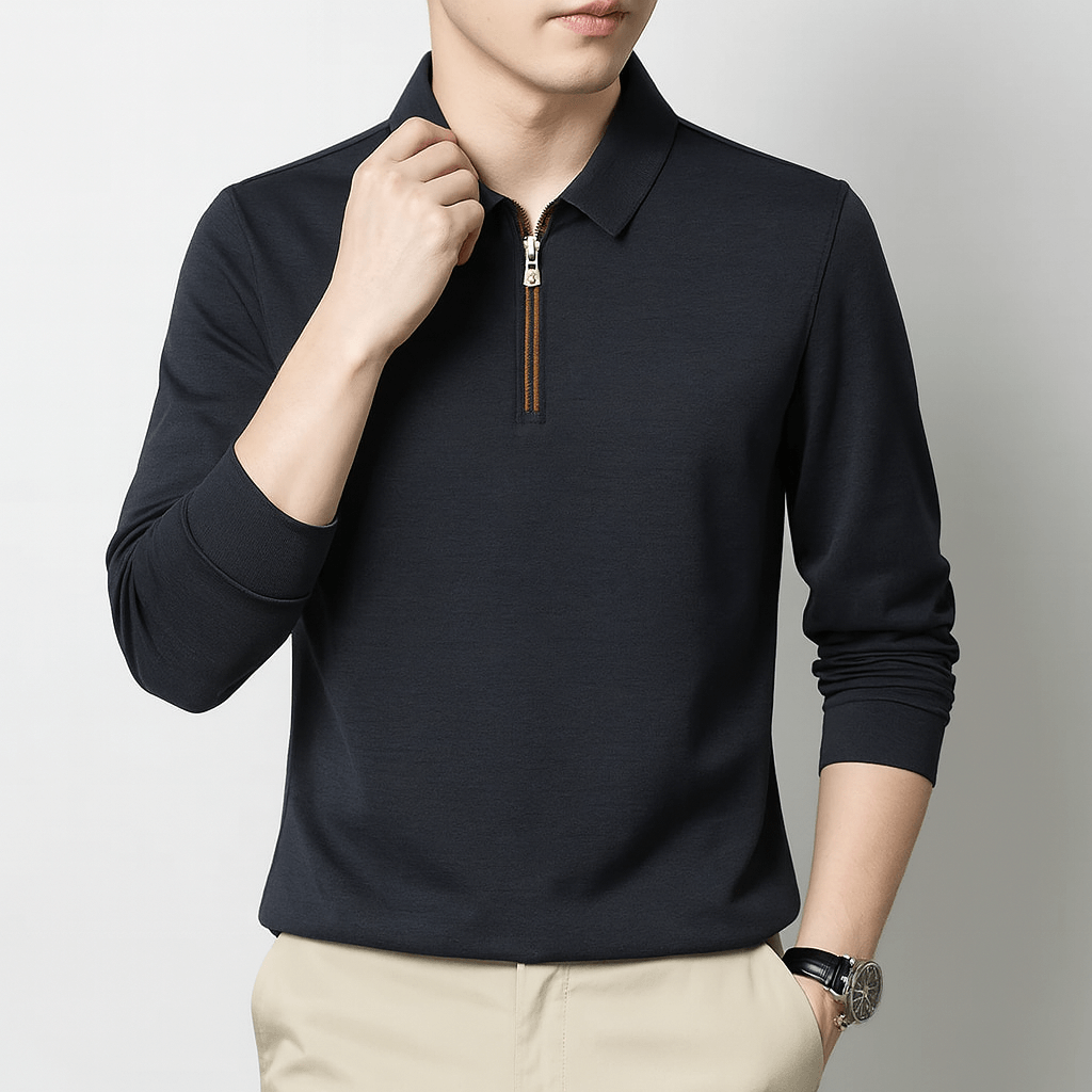 Matt | Relaxed Half-Zip Sweater for Men