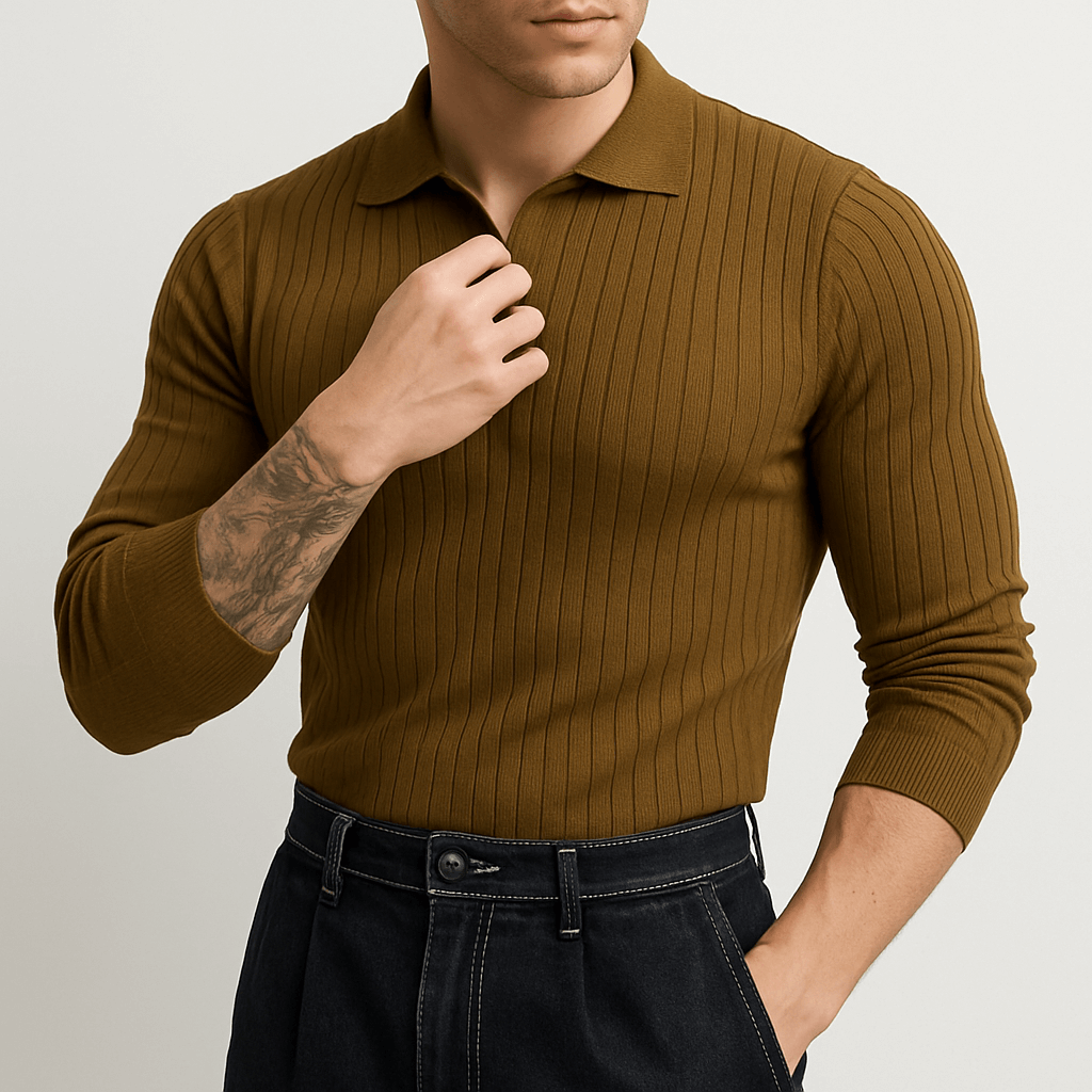 John | Slim Fit Knit Sweater for Men