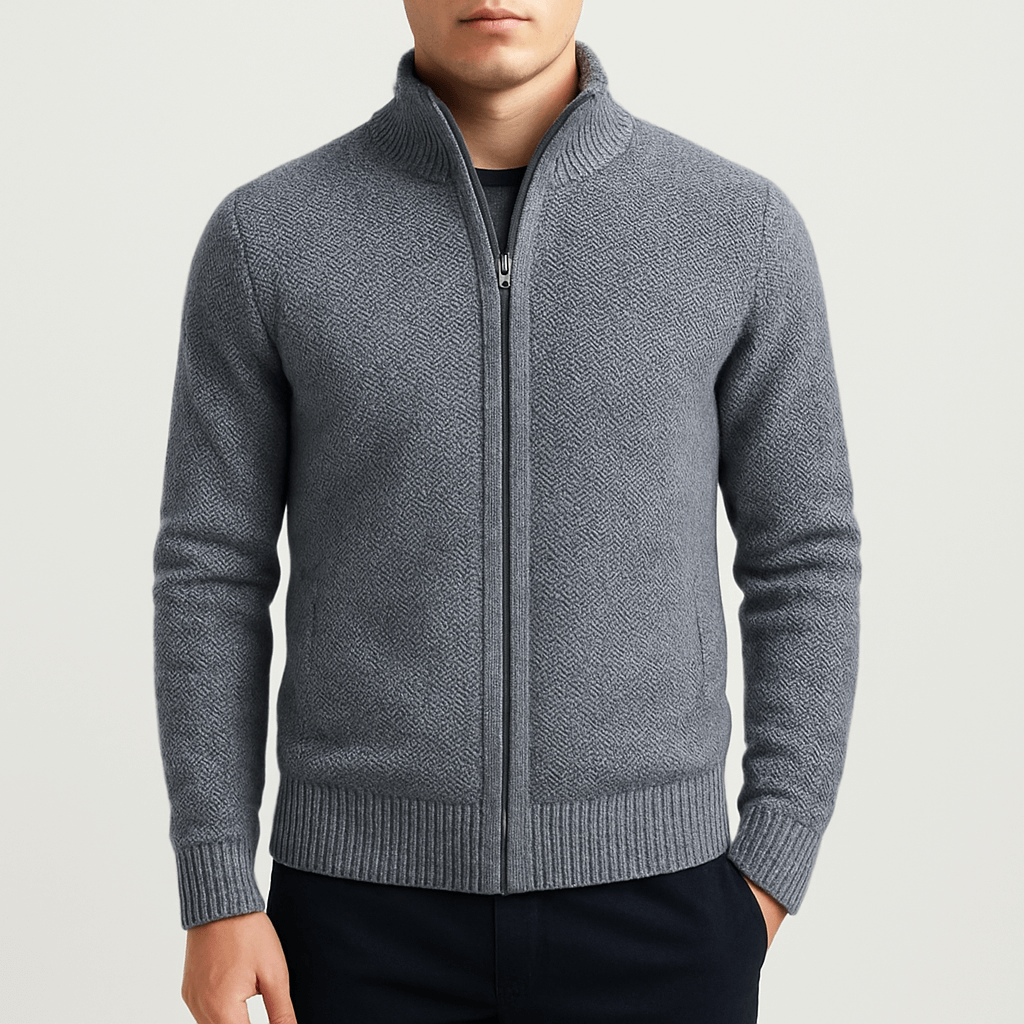 Matt | Slim Fit Wool Cardigan for Men