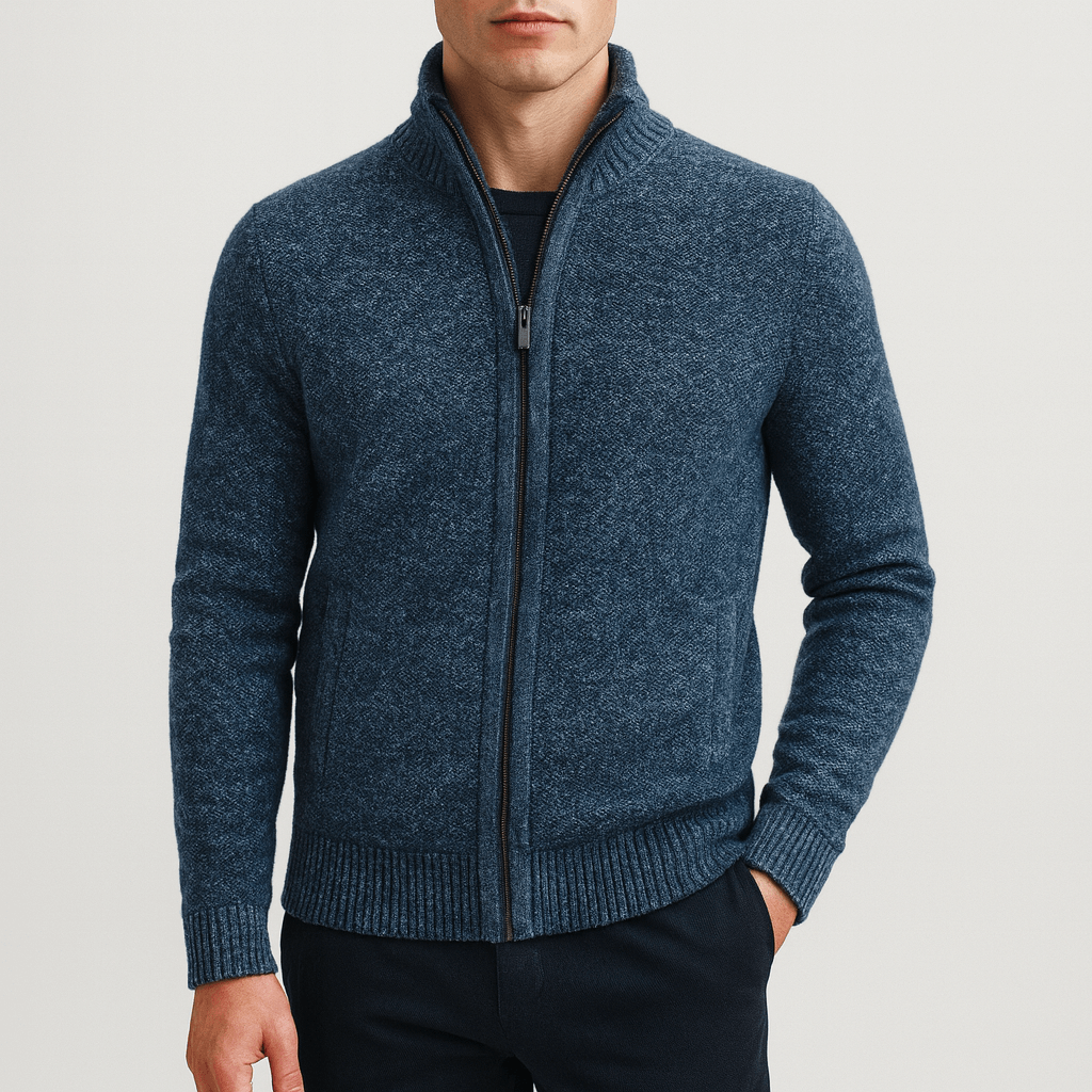 Matt | Slim Fit Wool Cardigan for Men