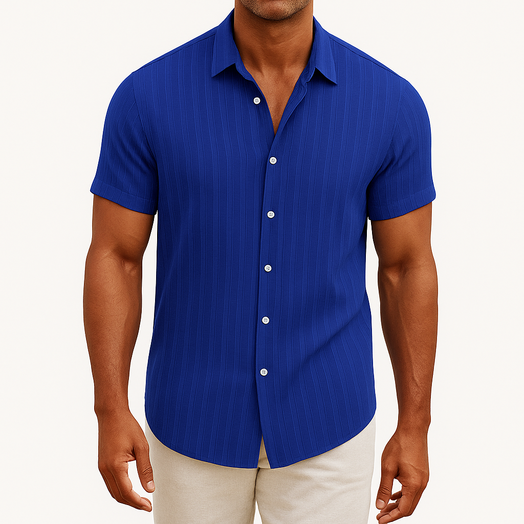 Tom | Striped Cotton Shirt for Men