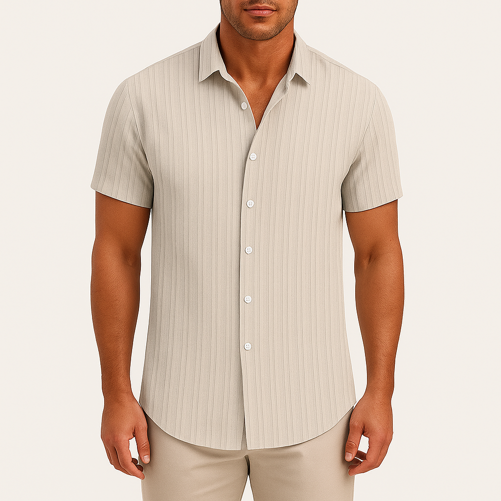 Tom | Striped Cotton Shirt for Men
