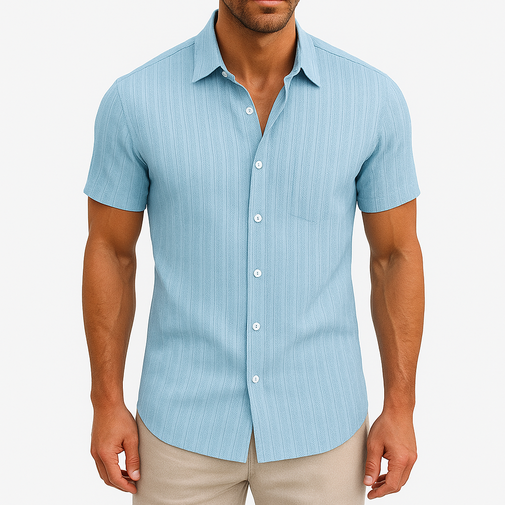 Tom | Striped Cotton Shirt for Men