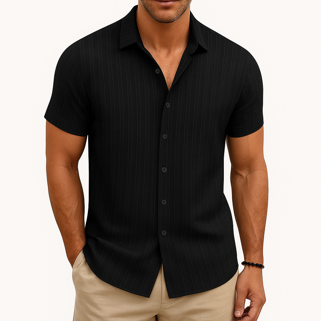 Tom | Striped Cotton Shirt for Men