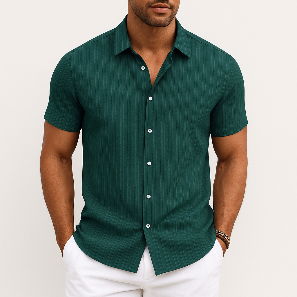 Tom | Striped Cotton Shirt for Men