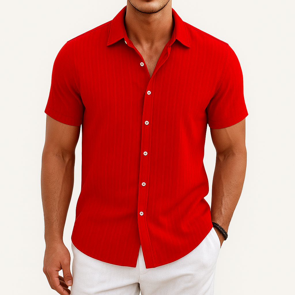 Tom | Striped Cotton Shirt for Men