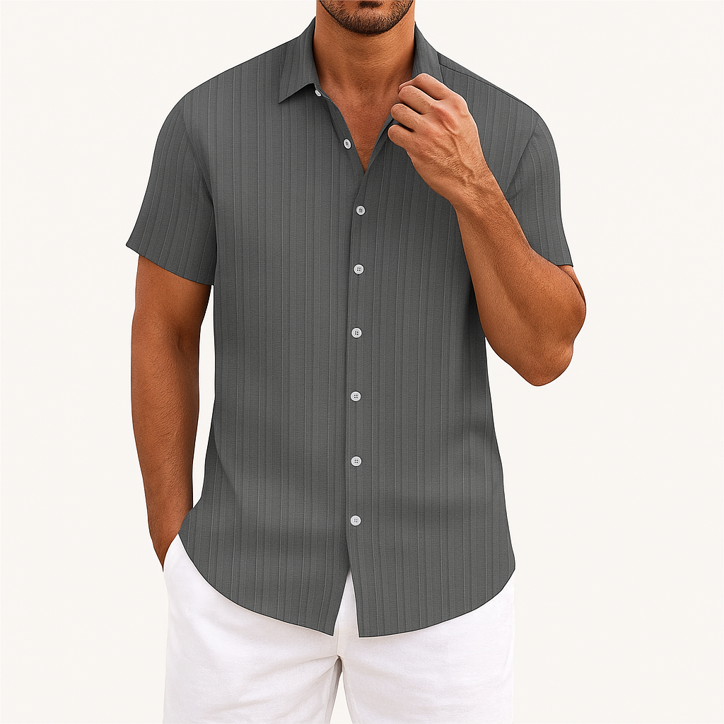 Tom | Striped Cotton Shirt for Men