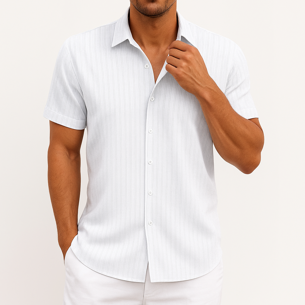 Tom | Striped Cotton Shirt for Men