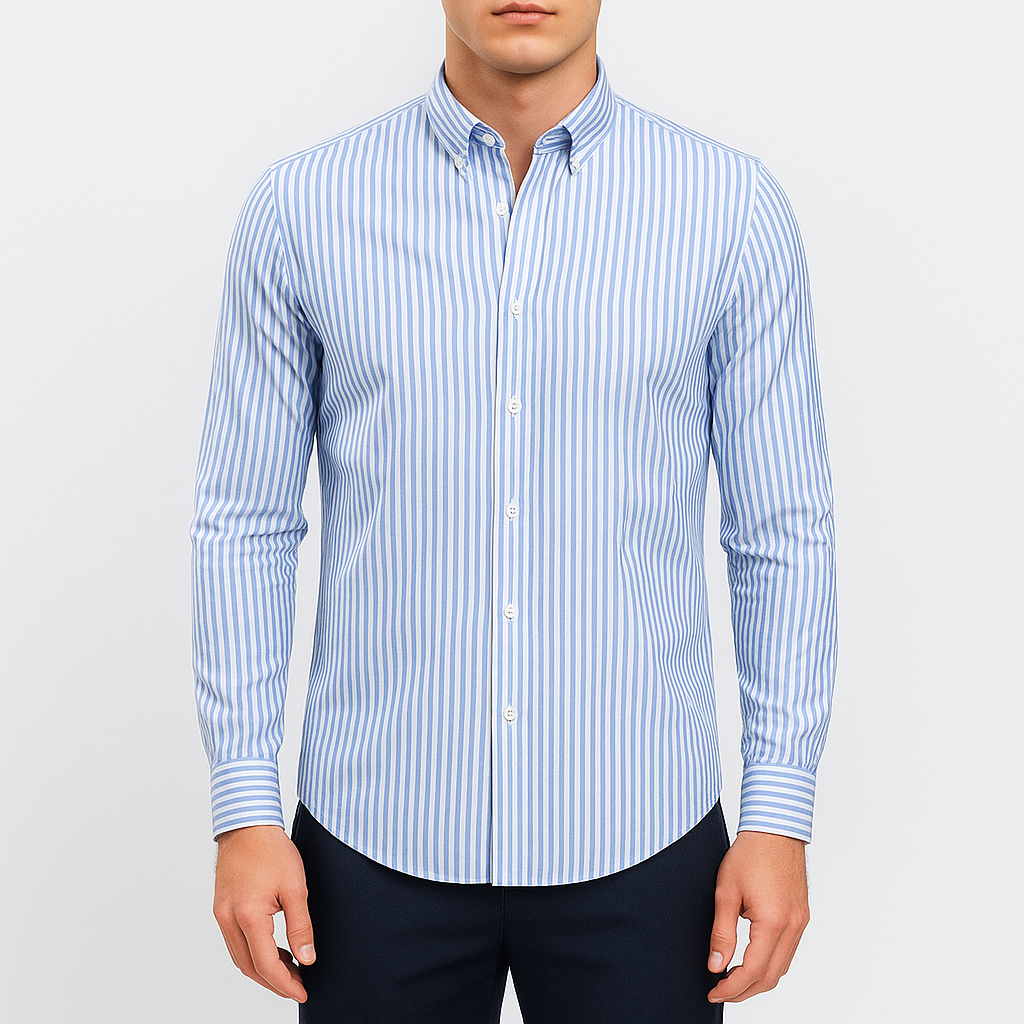 Josh | Striped Casual Overshirt for Men