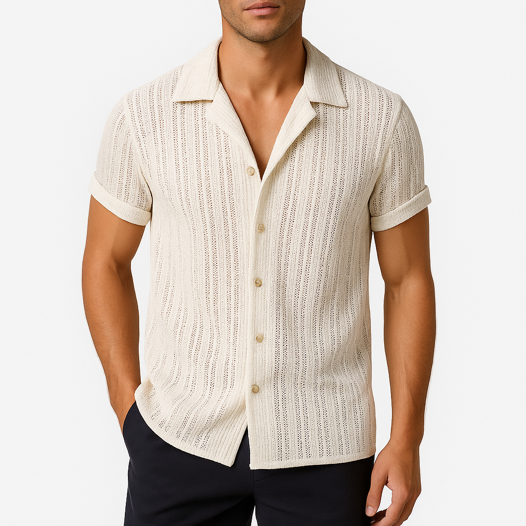 Adam | Striped Casual Summer Shirt for Men