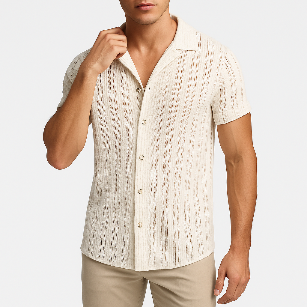 Adam | Striped Casual Summer Shirt for Men