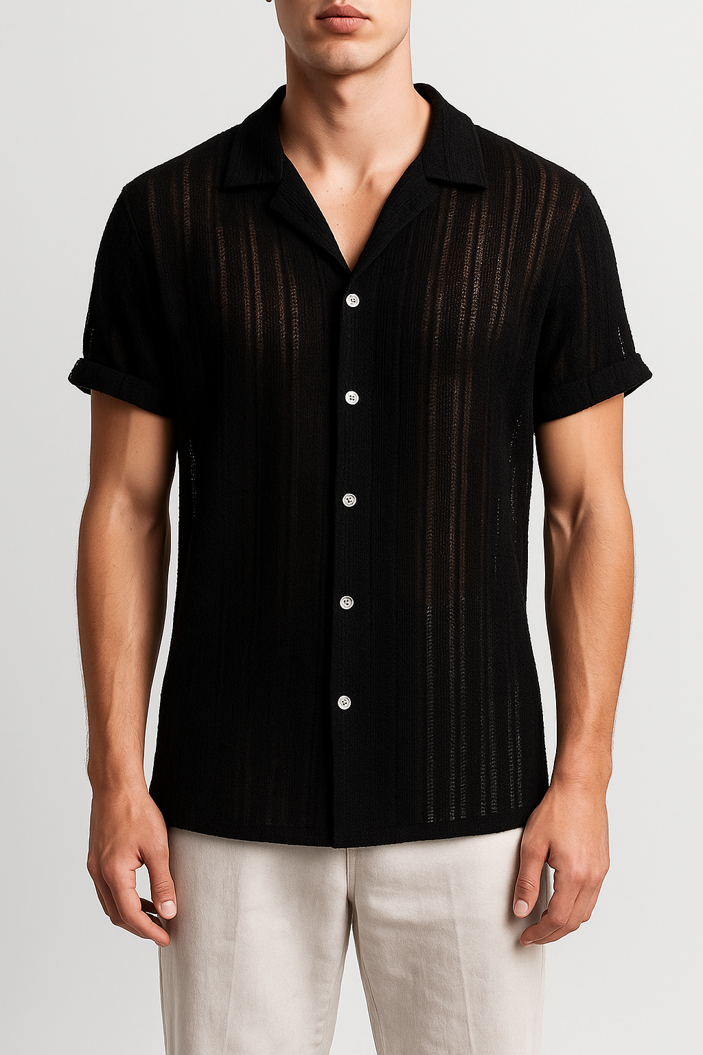 Adam | Striped Casual Summer Shirt for Men