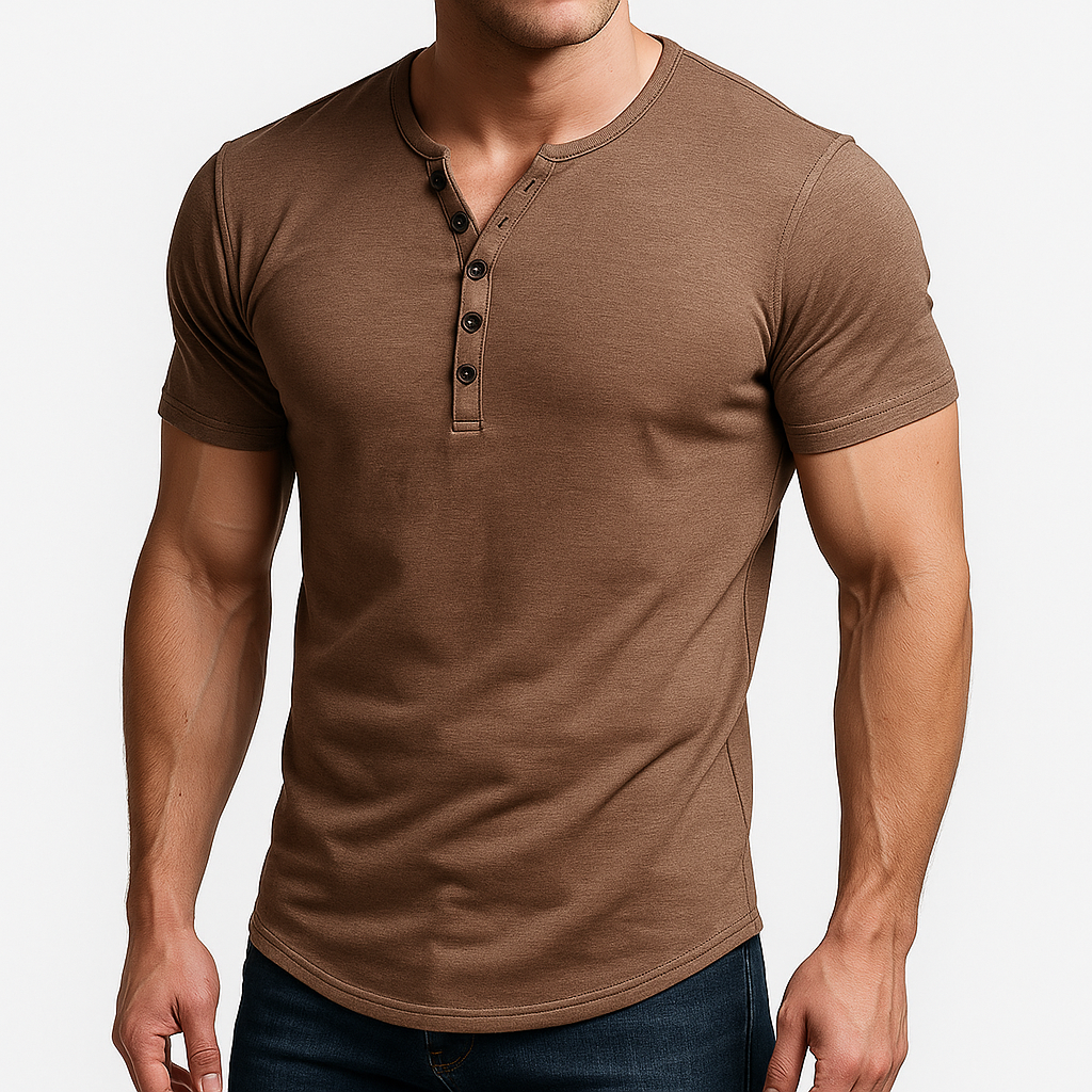 Ethan | Tailored Henley Shirt for Men