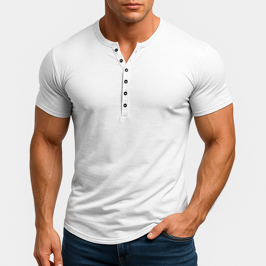 Ethan | Tailored Henley Shirt for Men