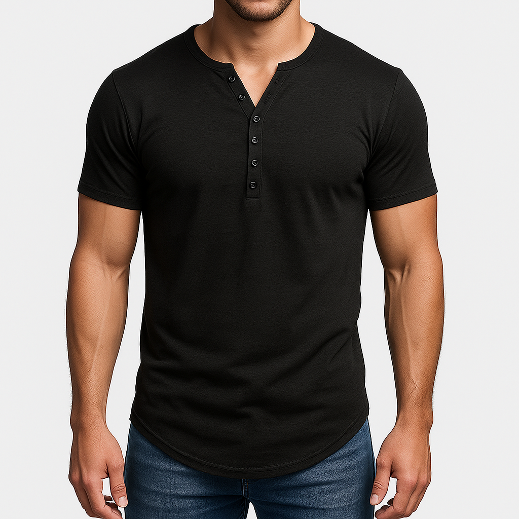 Ethan | Tailored Henley Shirt for Men