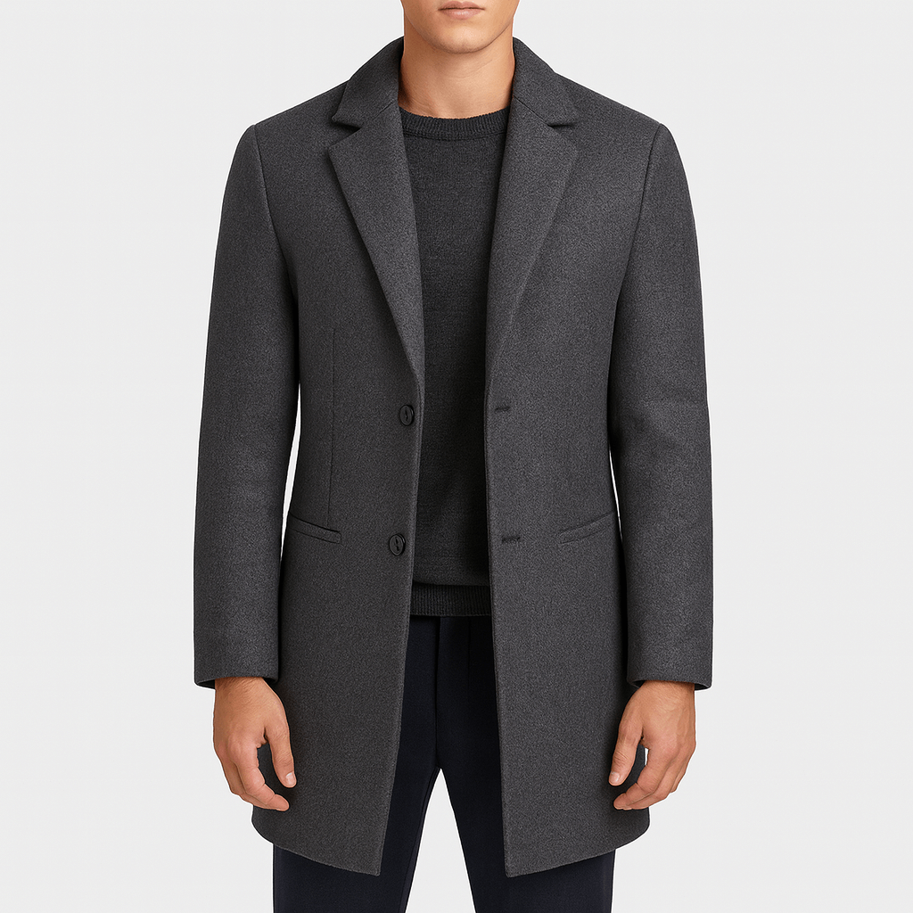 Ryan | Tailored Wool Overcoat for Men