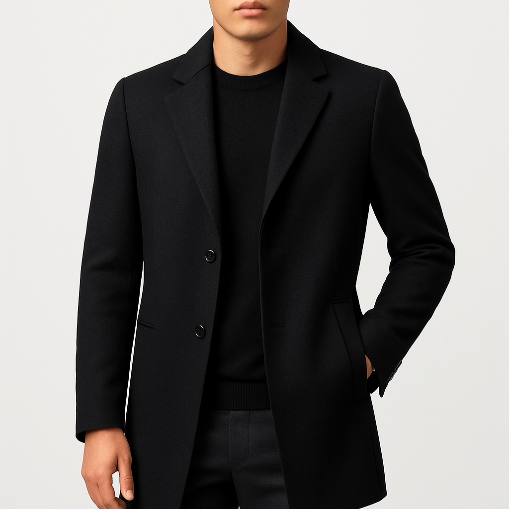 Ryan | Tailored Wool Overcoat for Men