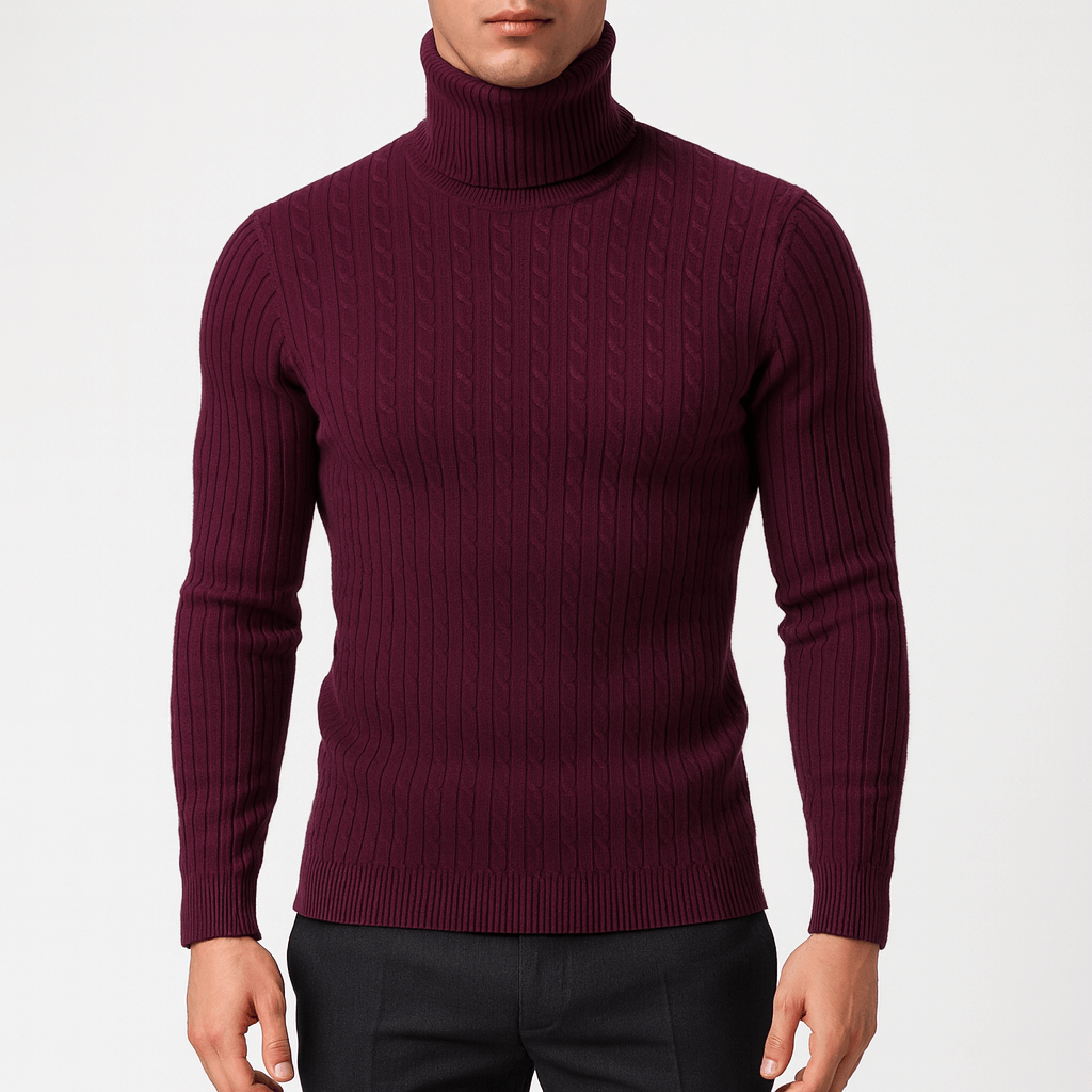 Matt | Cozy Turtleneck Wool Sweater for Men