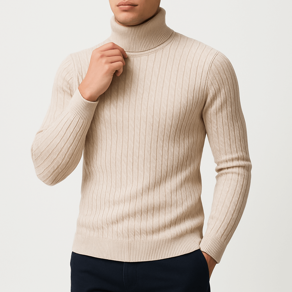 Matt | Cozy Turtleneck Wool Sweater for Men