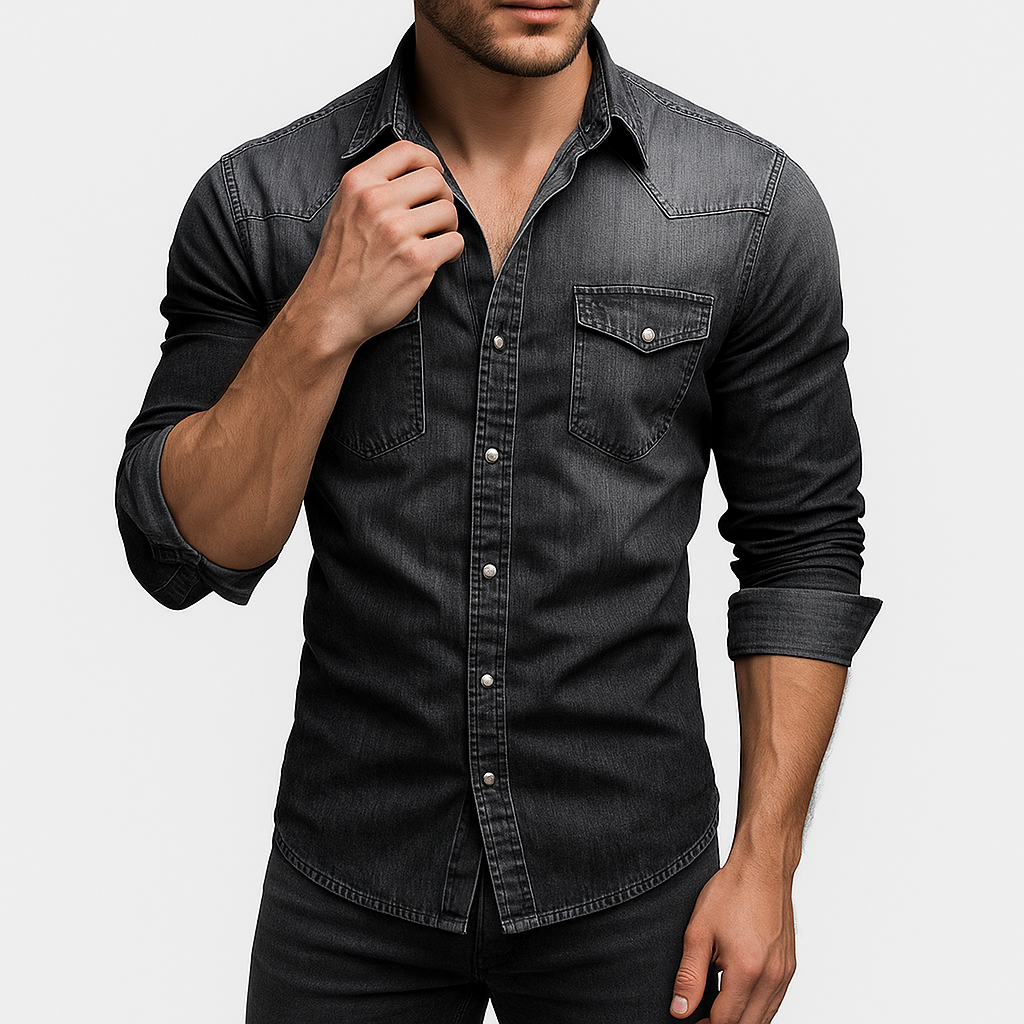 Matt | Classic Western Denim Shirt for Men