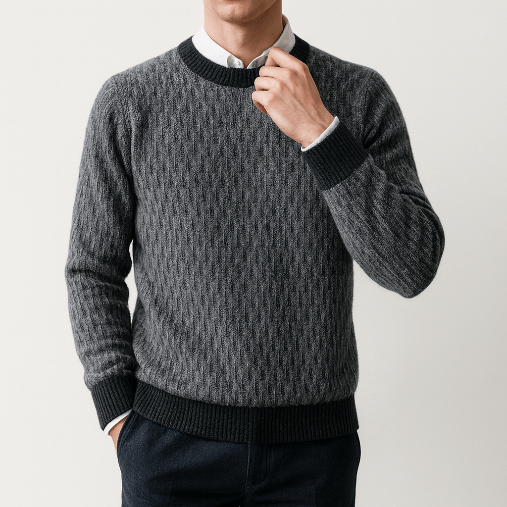 Ryan | Cozy Wool Crewneck Sweater for Men
