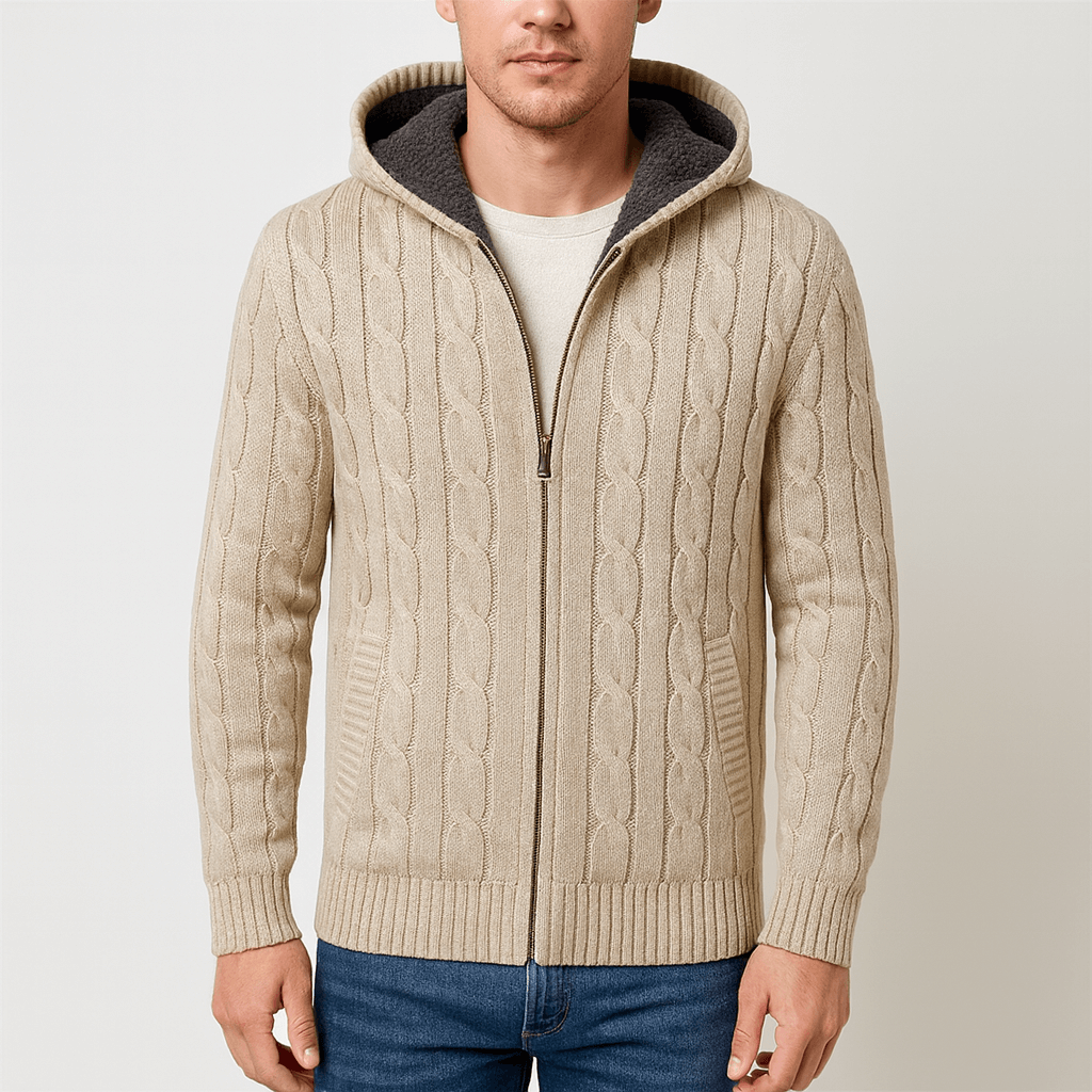 Tom | Cozy Wool Hooded Sweater for Men