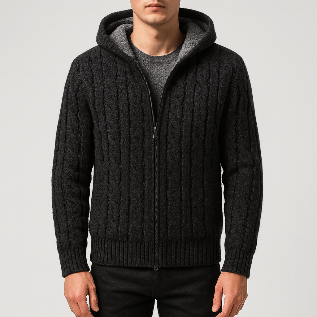 Tom | Cozy Wool Hooded Sweater for Men