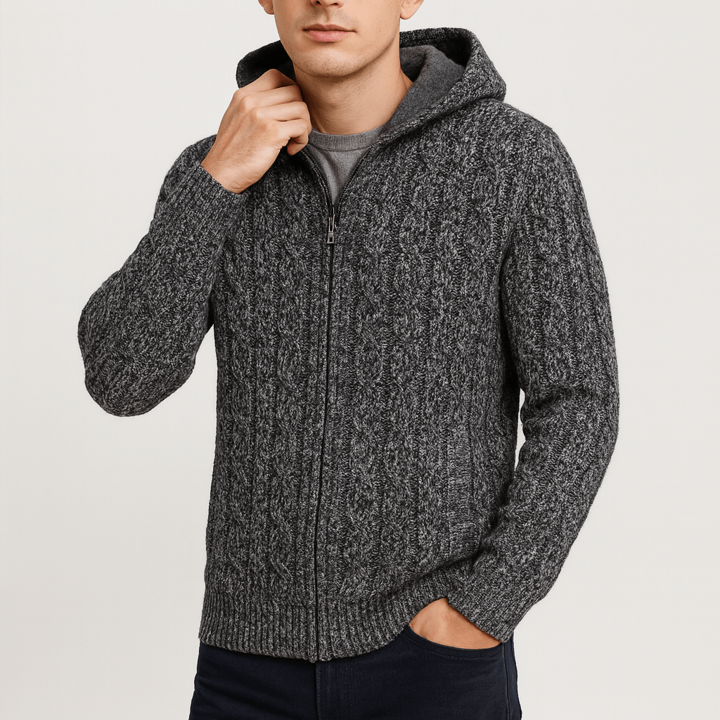 Tom | Cozy Wool Hooded Sweater for Men