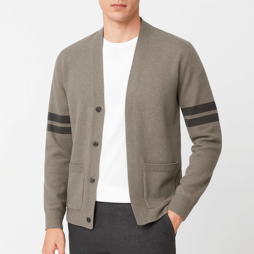 Jake | Cozy Wool Knit Cardigan for Men