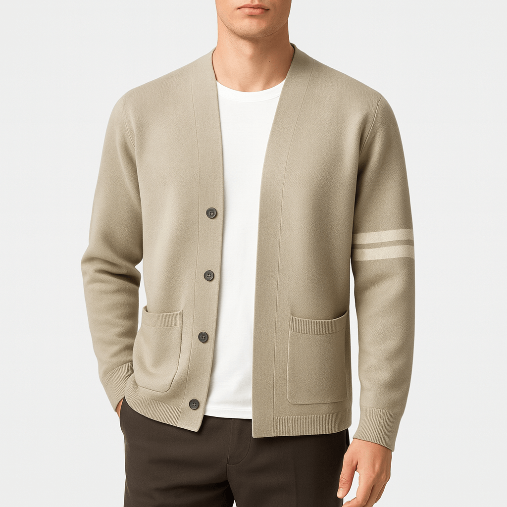 Jake | Cozy Wool Knit Cardigan for Men