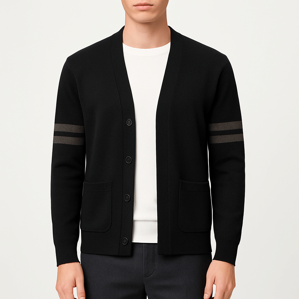 Jake | Cozy Wool Knit Cardigan for Men