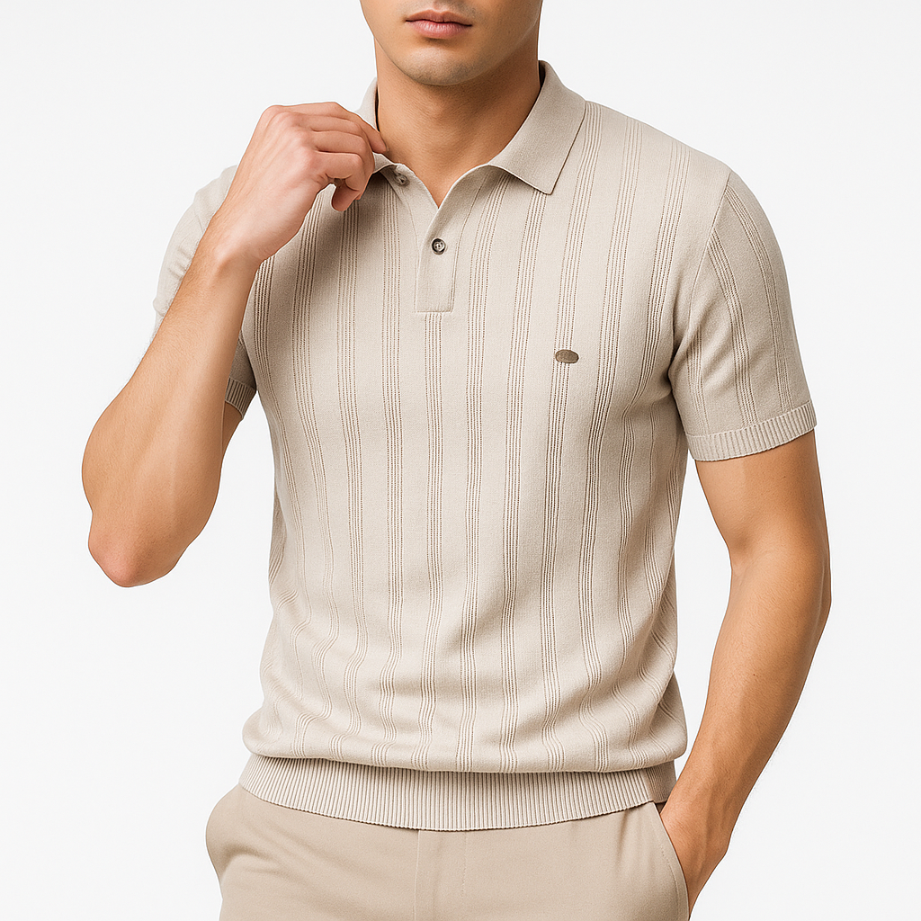 Chris | Classic Wool Polo Shirt for Men