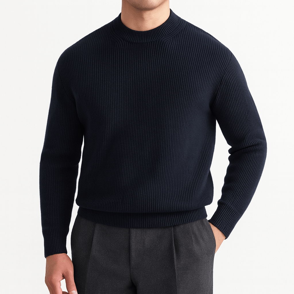 Ben | Ribbed Wool Sweater for Men