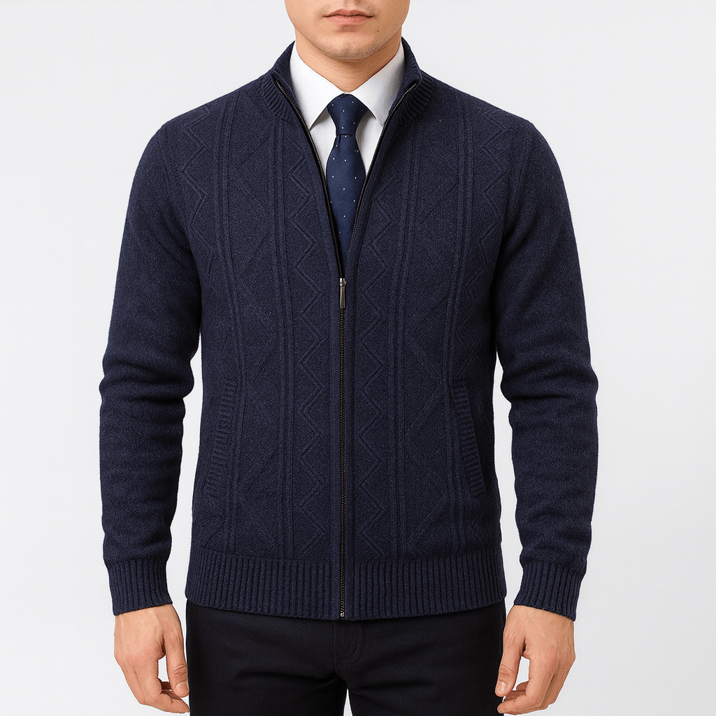 Ben | Zip-Up Cardigan Sweater for Men