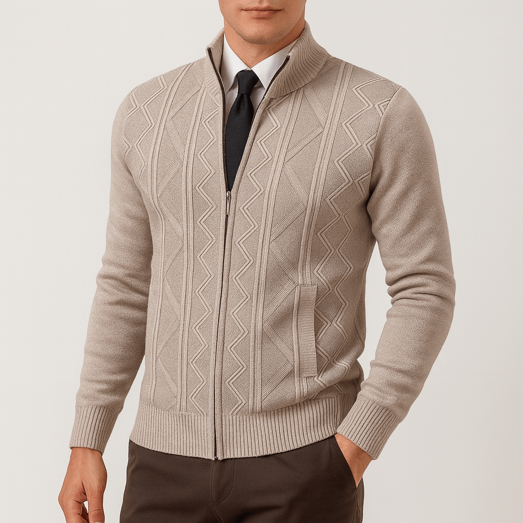 Ben | Zip-Up Cardigan Sweater for Men